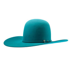 Rodeo King Open Crown Turquoise 7x Felt Hat