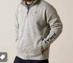 Ariat Caldwell Logo Sweater with 1/4 Zipper 10046490