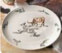 Ranch Life Ceramic Serving Platter