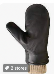 Auclair Billie Mitt Glove Women's Black/Cream 7G867