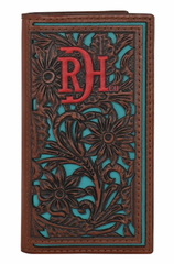 Red Dirt Youth wallet Tooled Turquoise