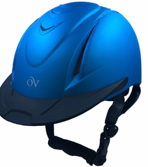 Ovation Riding Helmet -Metallic Blue
