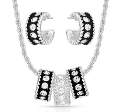 Montana Silversmiths Crystal Shine Jewelry Set JS1032