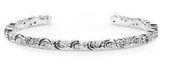 Montana Silversmith Windblown Crystal Bracelet Cuff BC5862