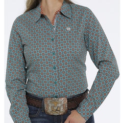 Cinch Button Up Shirt L/S Women's MSW9165024