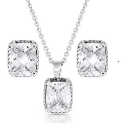 Montana Silversmiths Star Light's Bliss Crystal Jewelry Set JS5241