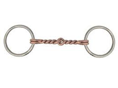 Tough 1 Copper Twisted Wire Pony Snaffle