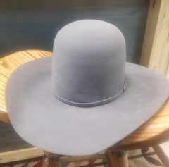 Rodeo King Open Crown Slate 10x Felt Hat