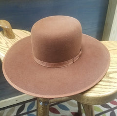 Rodeo King Wyatt Rust 7x Felt Fashion Hat with Rust Band