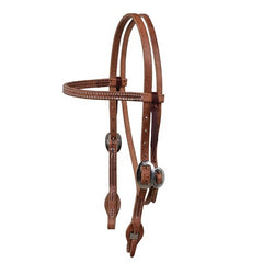 Berlin Leather Reg Browband W/ Quick Change Buckles