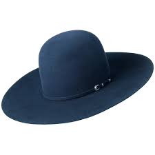 Rodeo King Open Crown Denim 7x Felt Hat