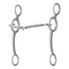 Classic Equine 5" Ring Gag Twisted Wire Snaffle