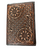 Nocona Tooled Leather Tri-Fold Wallet N50004B002