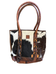 STS Ranchwear Guadalupe Cowhide Palomino Tote