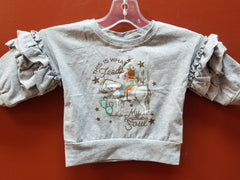 Shea Baby Cowgirl Soul Ruffle Sweatshirt RSS03