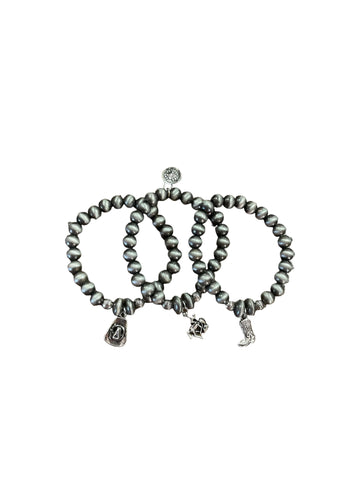 West &Co Navajo Char Bracelet