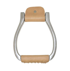 Equisky Aluminum Stirrup W/ Leather Grips