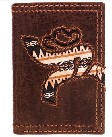 Hooey Starp Aztec Trifold Wallet