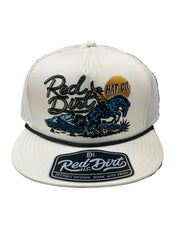 Red Dirt Hat Co Blue Stallion Ball Cap