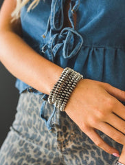 West & Company Burnished 5 Piece Stretch Bracelet
