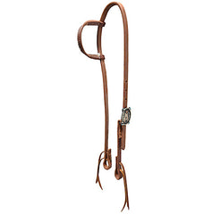 Scott Thomas One Ear Chocolate Spider Headstall