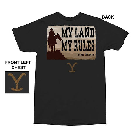 Yellowstone T-shirt 66-331-239 Charcoal