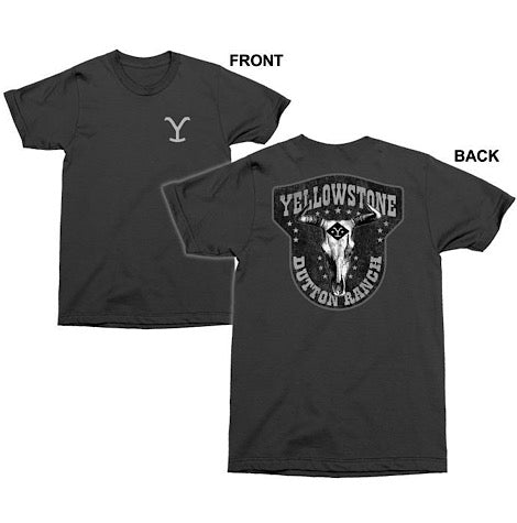Yellowstone T-shirt 66-331-329 Charcoal