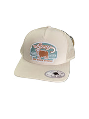 Lazy J Cream Ball Cap