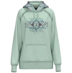 Hooey Hoodie Chaparral Teal with Aztec Women's HH1225TL