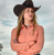 Cowgirl Tuff Pullover Button-Up Coral 100591