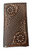 Nocona Bi-Fold Tooled Leather Roeo Wallet/Checkbook Cover N500047902