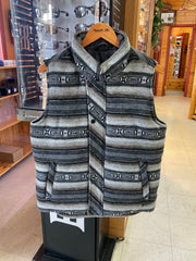 Panhandle Slim Printed Wool Puffer Vest DW98C06162