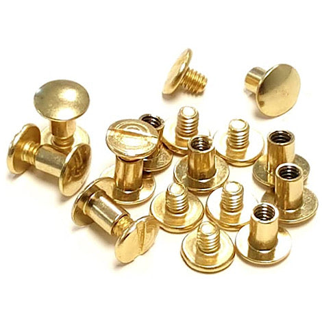 Weaver Solid Brass Chicago Screws