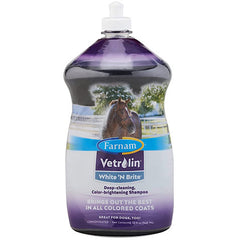 Vetrolin White 'N Brite Deep Cleaning Shampoo 32 Oz Bottle