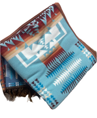 Pendleton Chief Joseph Jacquard Robe Aqua