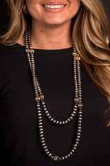 West & Co. Navajo W/ Melon Bead Accent Necklace