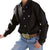 Boy's Cinch L/s Solid Black Shirt Mtw7060027