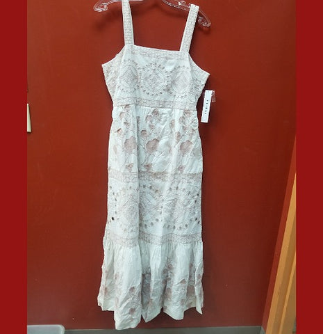Tribal Pink & White Flowy Dress 1824O-3947-0001
