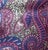 Brown Creek Wild Silk Rag Blue/Purple & white paisley 44"