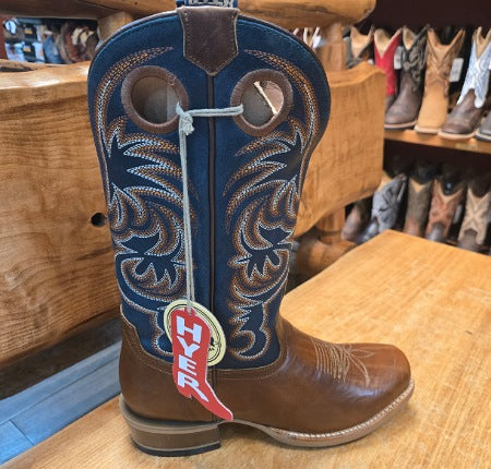 Hyer Boots BURRTON Saddletan crunch/Dark Blue