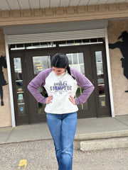Ponoka Stampede Pullover Sweater Purple