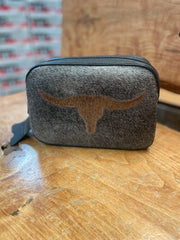 Cowhide Cosmetic Bag