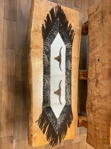 Cowhide Table Runner