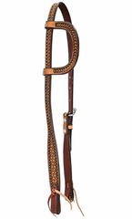 Scott Thomas One Ear Stamp Single Buckle Antique Headstall