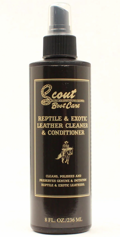 Scout Boot Care; Reptile and Exotic leather cleaner and conditioner