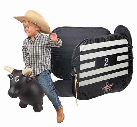 Big Country Toys Little Bucker Bull and PBR Chute