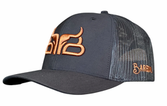 Baredown Cap Black with Copper Logo