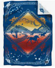 Pendleton Jacquard Crib Blanket Wind Riders ZM609