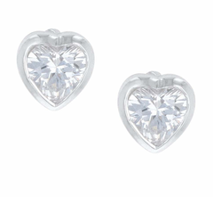Montana Silversmiths Earrings Tiny Heart Crystal ER4476