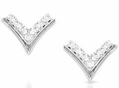 Montana Silversmiths Earrings Balance Post CZ ER5614